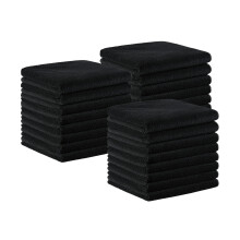 Arkwright bleekbestendige salonhanddoeken bulk - 24 stuks - ultrazachte, zachte microvezel zeer absorberende en sneldrogende spa-gezichtshanddoek voo