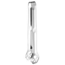 Stainless Steel Ice Tongs Non-Stick Bread Tongs 9 Inch Kitchen Food Serving Tongs for Ice Sugar Cubes Teas