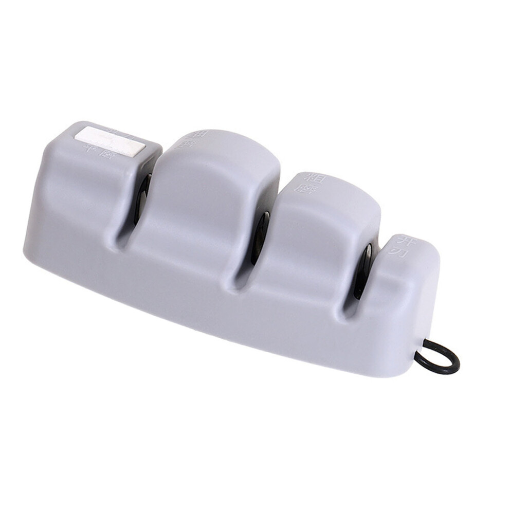 4 in 1 Portable Knife Sharpener Gray 16x7x7cm Multi-Function-image-OPC-PKDD76C-NEW