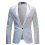 (M)Mens Sequin Glitter Wedding Party Shawl Collar Blazer Jacket 1
