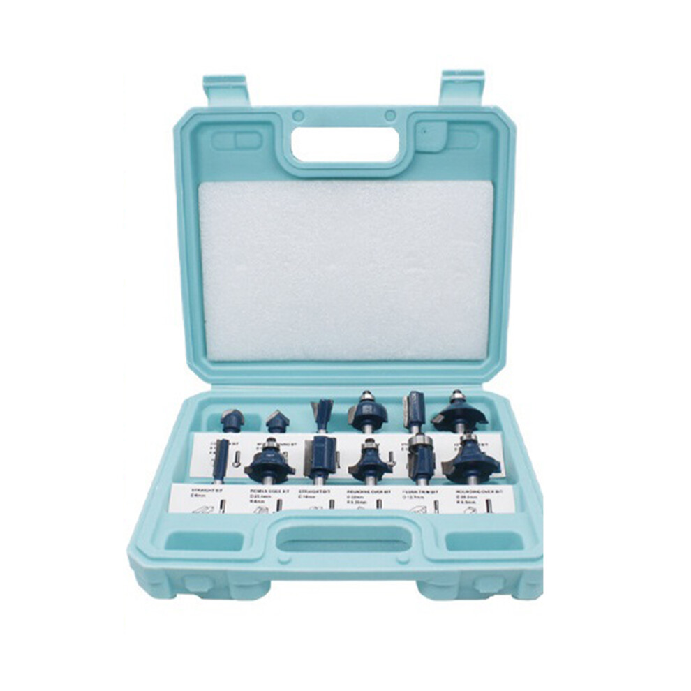 12Pcs/15Pcs Carbide Router Bit Set Woodworking Tools-12 Pieces 7754000097388