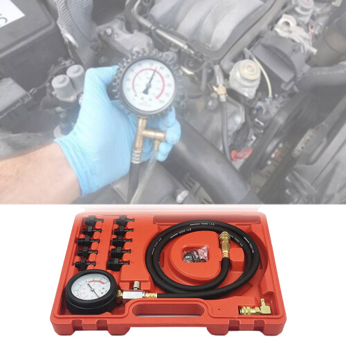 Engine Oil Pressure Tester Kit for w/ Adapters Storage Box 1