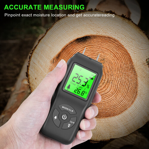 Digital Water Leak Tester with LCD Display Wood Moisture Meter 1