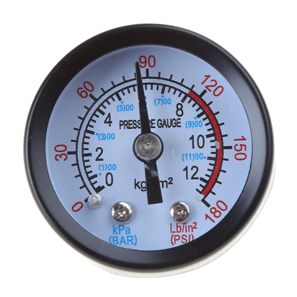 0-180Psi 0-12Bar Pressure Guage Portable Air Compressor 7754000097760