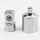 2 Pcs Square Ratchet Socket Adapter Reducer Converter Set Repair 4