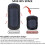 Compression Sack for Sleeping Bag Storage - Small 5-35L 40D Ripstop Fabric, Waterproof, Blue Color 5