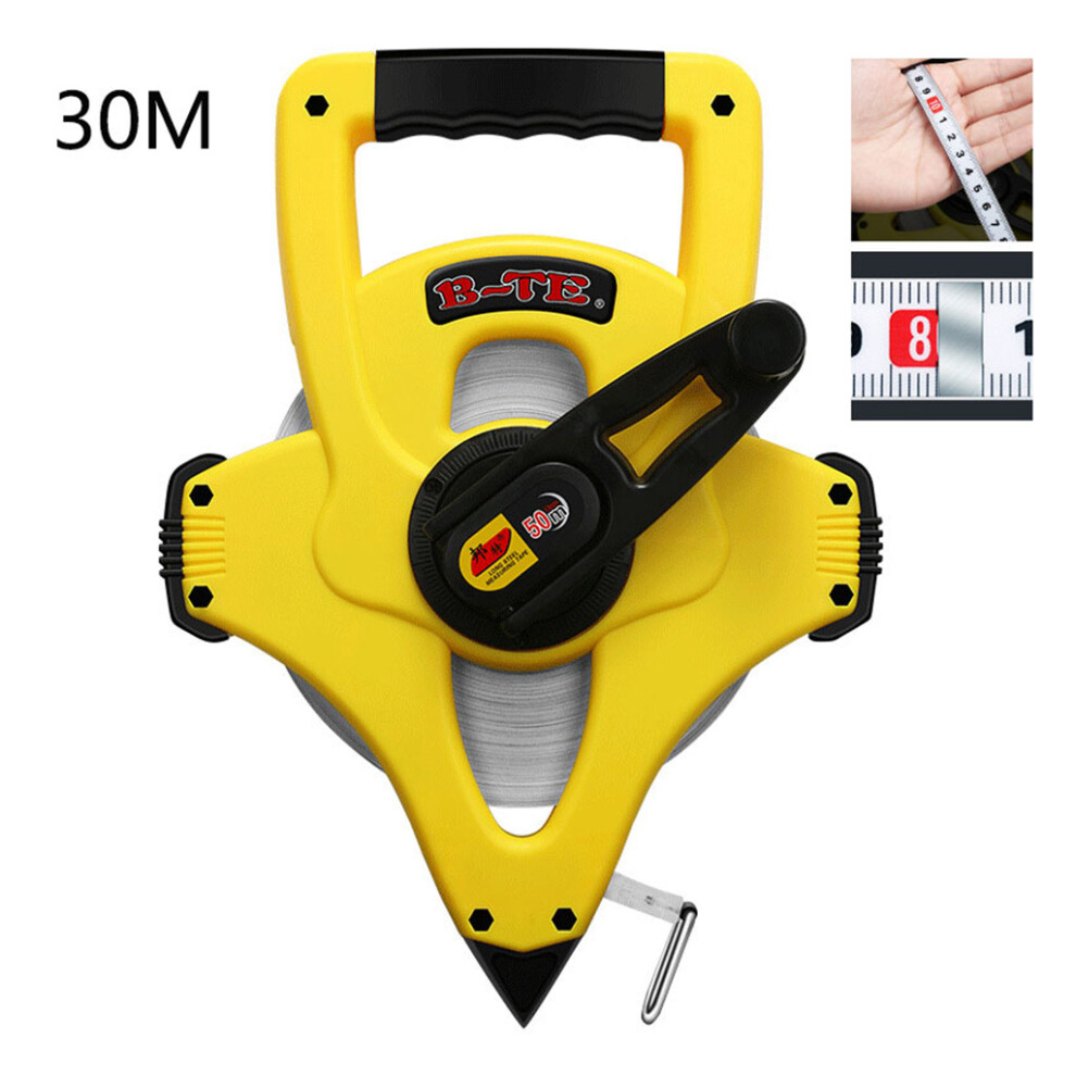 Open Reel Tape Measure Fiber/Steel Tape-30M Steel Tape Measure 7754000098958
