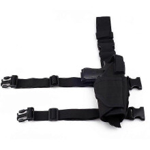 Black Outdoor Tornado Thigh Cover Camouflage Thickened High-quality 600d Leg Bag Cs Tactical Equipment
