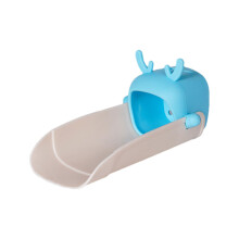 Child Faucet Extender Blue, PP Water Flow Adapter, Easy Reach Handwashing Tool for Kids, 7x14.8x8cm