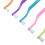 12Pcs Double Sided Cat Toothbrush Set, Curved Handle, Elastic Bristles 9