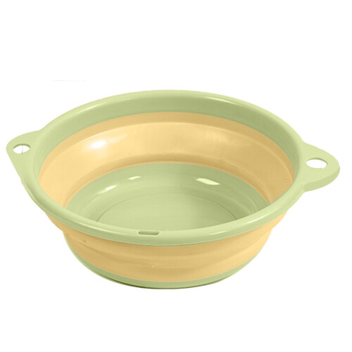 Modèle M bassine pliante en silicone vert