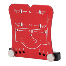 35-mm-Scharnierlochbohrer Aluminium-rot Bohrerset