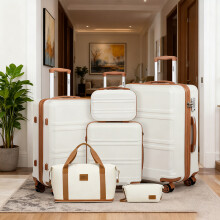 Travel Set 4-Piece Hardshell Suitcases ABS+PC And 2-Piece Duffel Bags