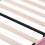 (Pink, PU Leather Bed Frame) 3ft Single Upholstered Bed with LED Headboard 9