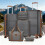 (Grey and Brown) 6-Piece Travel Luggage Set ABS Hard Shell Suitcase 1