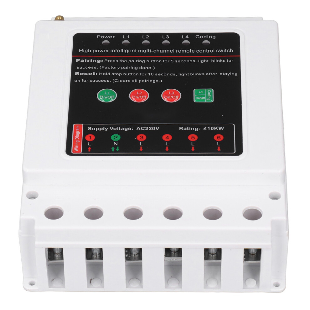 Wireless Remote Switch 90A, 220V, 5000M Range For Garage & Farm 3201347907183