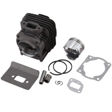 44MM 52CC Cylinder Assembly for 1E44F-5 BG520 CG520 Piston Kit with Ring Pin Clip for Trimmer Rebuild Parts