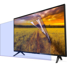 Anti Blue Light TV Screen Protector 55 Inch Clear HD Anti Glare Filter Eye Protection Film for 32-75 Inch Monitors