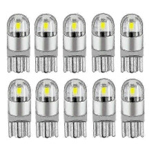 10pcs 6000K Canbus T10 168 194 W5W Dome License Side Marker LED Light Bulb White
