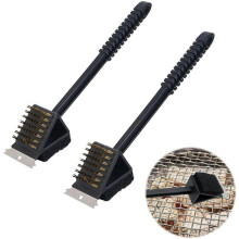 Barbecue Cleaning Brush Grill Cleaning Brush 3 in 1 Barbecue Brush Grilling Brush Barbecue Cleaning