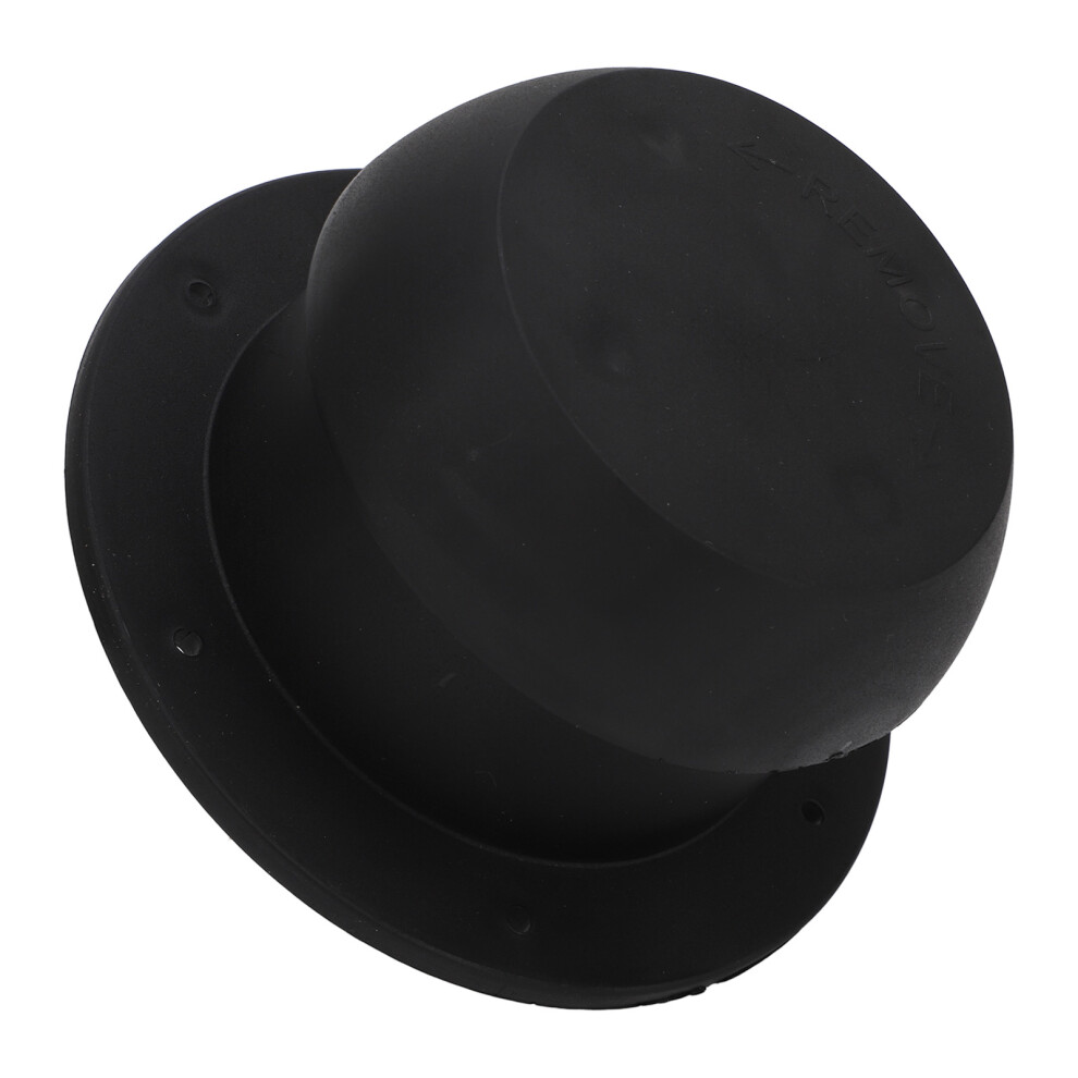 Universal Abs Rv & Yacht Mushroom Vent Cap For Indoor Air Circulation Black 7651347911394