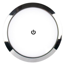 Motorhome Accessories 12V 24V LED Touch Lamp Ultra-Thin Round Dome Ceiling Light for RV Caravan Boat Yacht 18cm 24V