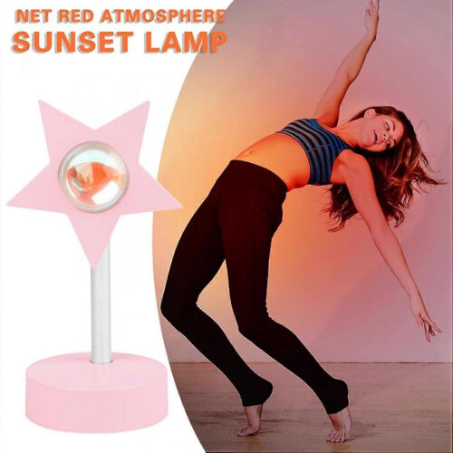 Sunset Lights Night Light Projector USB LED Lamp 180 Degree Rotation Rainbow Projection Lamp Sunset 2