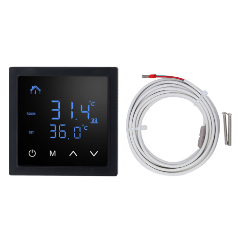 Precision Electric Underfloor Heating Thermostat 16A LED Display AC85V-250V 2