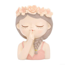 Fairy Style Succulent Planter for Indoor Decor - Modern Design, Eco-Friendly Material, Small Size, Green Color