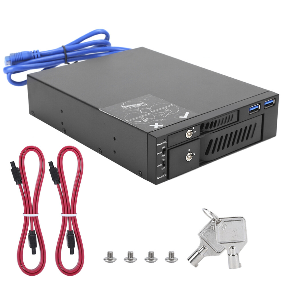 Hard Disk Mobile Rack Case Dualdisk Optical Drive 8320539989419