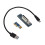 PCI-E 1X Extension Cable Cord Riser Card Power USB 2