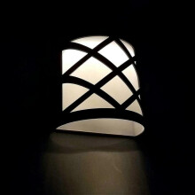 Wireless Solar Fence, Waterproof Outdoor Solar Step Lights LED Solar Wall Lamp Decorative Lighting