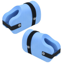 Foam Swimming Sleeves and Swimming Ring Fitness Exercise Set for Adults and Children, Quick Release Ankle and Arm Support