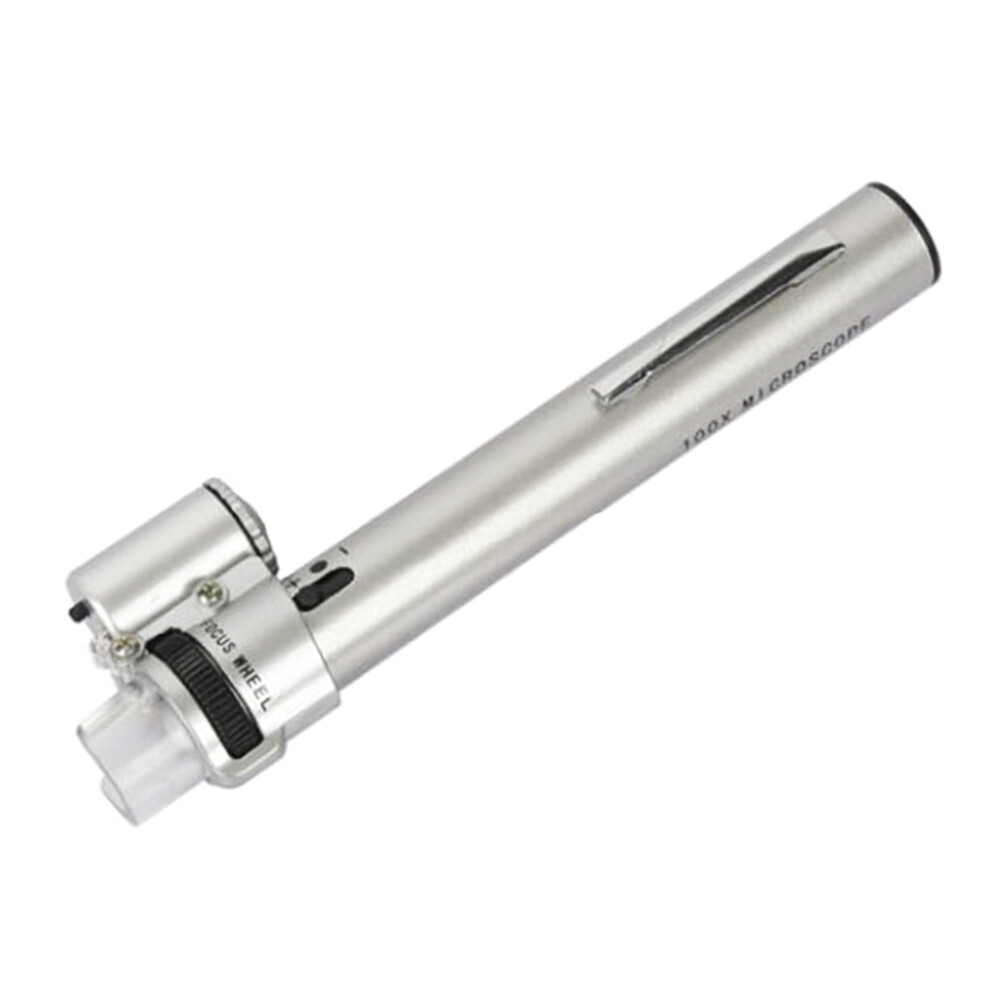 Pen Type Microscope Mini Magnifier Professional 100X Pocket