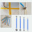 4 Pieces Caulking Edge Tool Kit Double Steel Pressed Ball Tile 5