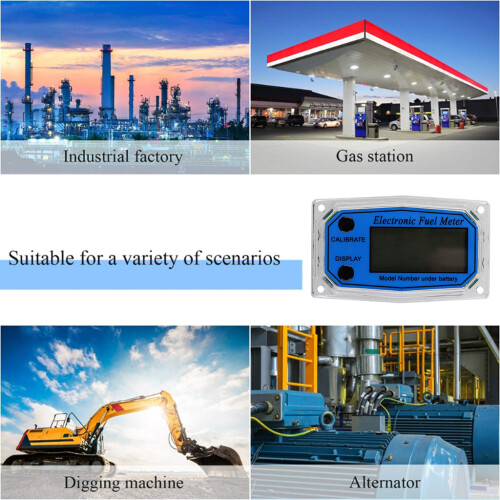 for Turbine Flow Meter Electronic Digital Flow-Meter Meter 1