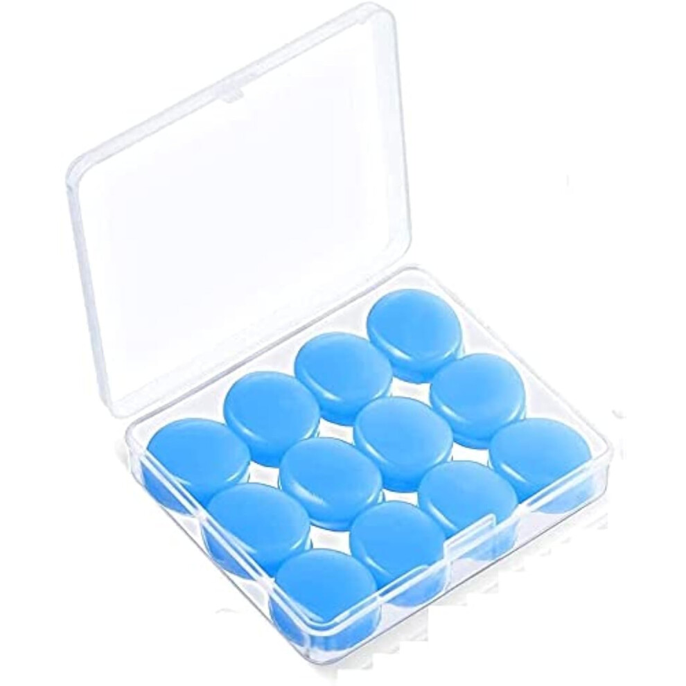 Silicone Ear Plugs for Sleeping Custom Fit Reusable Soft Noise Reduction Earplugs for Snoring Swimming Travel Concerts