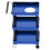3-Layer Metal RC Car Tools Rack-Trolley 1/8-1/16 Scale Blue 10
