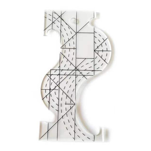 Practical Ruler Multifunctional Irregular Sewing Patchwork Ruler