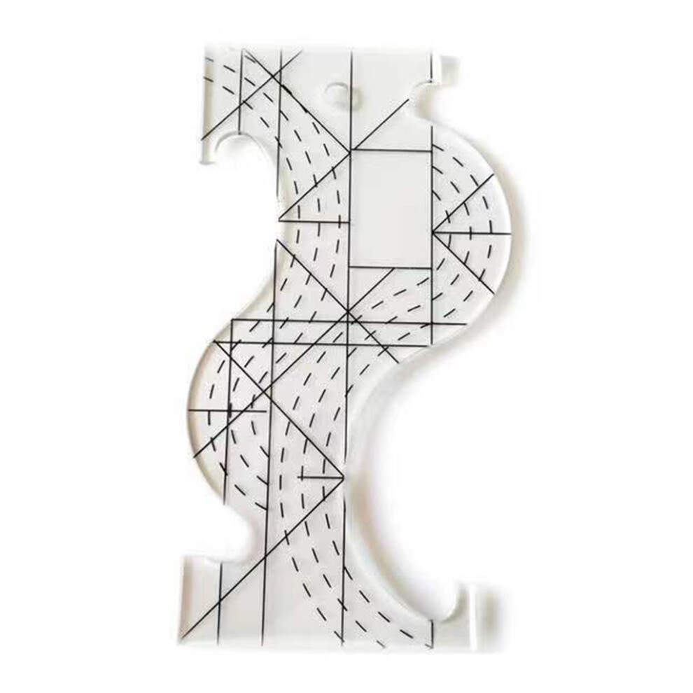 Practical Ruler Multifunctional Irregular Sewing Patchwork Ruler