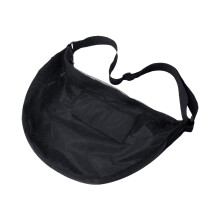 Single Ball Bag Sports Crossbody Bag - Black Basketball Storage Net Shoulder Bag for Football Soccer Rugby Beach Accessories