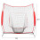 Portable 7*7FT Children Baseball Practicing Net 7