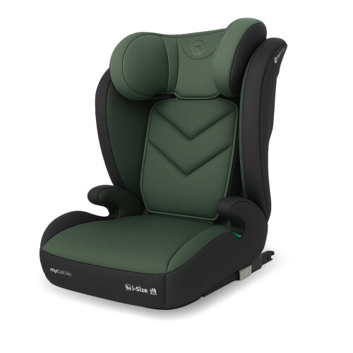 My Babiie High-Back Booster Car Seat + ISOFIX - Forest Green 1
