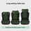 My Babiie High-Back Booster Car Seat + ISOFIX - Forest Green 3