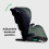 My Babiie High-Back Booster Car Seat + ISOFIX - Forest Green 4