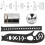 Black Iron Multifunction Drawing Ruler Tool 8