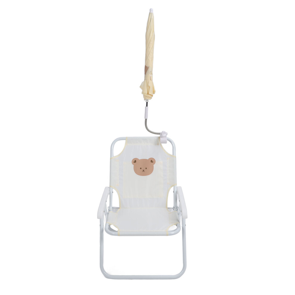 Kids Beach Chair with Umbrella, Foldable, 60KG, 38x35x53cm-image-OPC-PKDDSKH-NEW