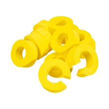 Sponge Foam Hair Rollers For Sleeping Heatless Curlers Soft C Shaped Yellow Hairdressing Styling Accessories