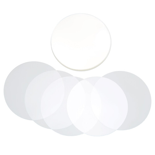 100Pcs Badge Film PVC Material Pattern Protection