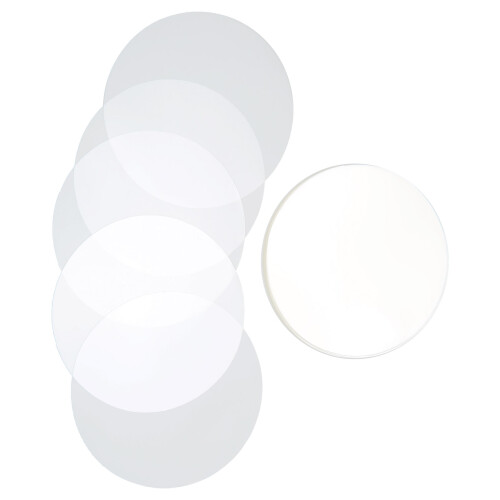 100Pcs Badge Film PVC Material Pattern Protection 2